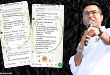 চ্যাট ‘ফাঁস’ করলেন অভিষেক। গ্রাফিক্স : ৭এ নিউজ ডট কম