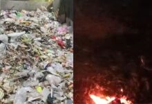 নদীতেই আবর্জনার স্তুপ ? ঘটছে অগ্নিকান্ডও !