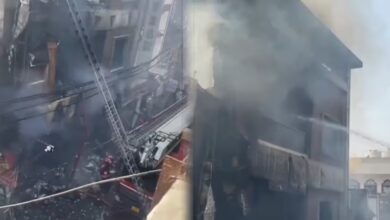 দিল্লীর পালাম এলাকার বহুতলে ভয়াবহ অগ্নিকান্ড