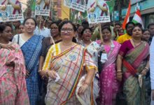 প্রচারে চন্দ্রিমা ভট্টাচার্য