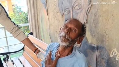 উদ্ধার হওয়া বৃদ্ধ বিজেপি কর্মী