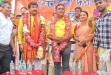 সজল ঘোষের প্রচারে বিজেপি সাংসদ মনোজ তিওয়ারি