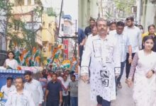 প্রচারে ব্যস্ত অদিতি মুন্সী,সঙ্গী মনীষ মুখার্জী