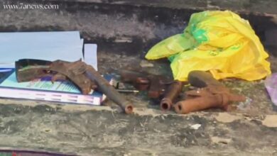 আইএসএফ কর্মীর বাড়ি থেকে উদ্ধার আগ্নেয়াস্ত্র