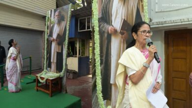 রবীন্দ্রজয়ন্তীর অনুষ্ঠানে মমতা বন্দ্যোপাধ্যায়