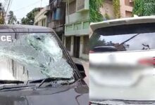 দুষ্কৃতী তান্ডবে ক্ষতিগ্রস্ত ২ টি গাড়ি