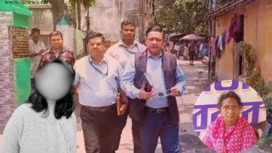 পানিহাটীতে অভয়া কাণ্ডের তদন্তে সিবিআই । ইনসেটে - রত্না দেবনাথ