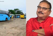 সরকারী জমিতে বিলাসবহুল বাস গ্যারাজ, কাঠগড়ায় তৃণমল নেতা