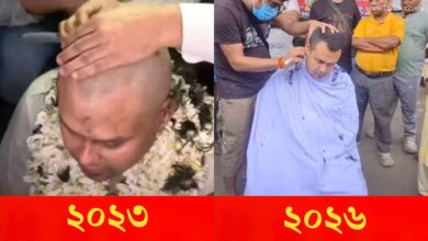 ফের সর্বসমক্ষে চুল কাটাতে বসলেন কৌস্তভ বাগচী , এবার কেন ?